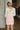 Daphne Pink Tweed & Pearl Mini Skirt- back view