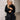 Juliette Faux Fur Long Sleeve Jacket in Black - Front