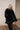Juliette Faux Fur Long Sleeve Jacket in Black - back
