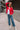 Cecelia Red Bows Knit Cardigan - full body view