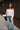 Rhea Ivory Cable Knit Off-The-Shoulder Sweater- full body view