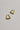 Victoria Gold Triangle Hoops Earring- close up view
