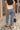 Mica: Daniela Medium Wash Wide Crop Leg Jeans- close up back view