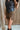 Adrienne Leopard Slit Mini Skirt- frontal side view