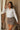 Matilda Brown Herringbone Mini Skirt -  front view