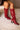 Christy Red Knee High Boot - View on model