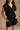 Parker Black Butter Soft Romper - close up frontal view