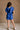 Parker Cobalt Blue Butter Soft Romper - full body back view