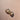 Ava Gold & Rhinestone Mini Hoop Earring- close up view