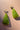 Amora Green Marble Stone Dangle Earring- close up view
