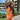 Milani Orange Feather Mini Dress- front view