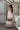 Gini Beige Colorblock Midi Dress - full body side view