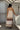 Gini Beige Colorblock Midi Dress - full body back view