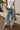 Ashleigh Blue Denim Scalloped Pants - lower body front