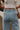 Ashleigh Blue Denim Scalloped Pants - close upper back view