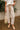 Arya Cream & Taupe Stripe Pants- front view