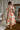 Rachel Cream Multi Floral Zip-Up Midi Dress- full back view