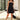 Gia Black Flare Strapless Mini Dress- full body view