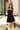 Gia Black Flare Strapless Mini Dress- full front view