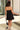 Gia Black Flare Strapless Mini Dress- back view