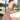 Asha Red & Cream Floral Mesh Midi Skirt - full body view