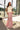 Asha Red & Cream Floral Mesh Midi Skirt - full body front view
