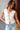 Khloe White Eyelet Lace Front Ties Tank- top view