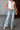 Mica: Camille Light Wash Denim Wide Leg Jeans- front view