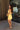 Anya Yellow Bow Mini Dress - side/back view