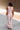 Gianna Cream & Orange Floral Pants - full body back view