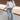 Naomi Off White Button-Up Top - full body front view