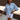 Naomi Light Blue Button-Up Top -  front view