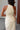 Leila Ivory Belted Slit Midi Dress- close up back view