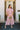 Paloma Pink Floral Puff Sleeve Jumpsuit - full body front view