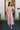 Paloma Pink Floral Puff Sleeve Jumpsuit - full front view