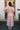 Paloma Pink Floral Puff Sleeve Jumpsuit - full body back view