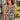 Leilani Black & Cream Printed Tank Top - upper body front view