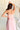 Julia Light Pink Flare Midi Dress- close up back view