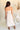 Margot Natural Strapless Linen Midi Dress - full body back view