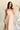 Margot Peach Strapless Linen Midi Dress - upper body front view