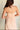 Margot Peach Strapless Linen Midi Dress - upper body back view