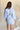 Karmen Blue Button Up Mini Dress - back