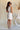 Delilah White Scallop Mini Dress - full back view
