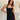 Piper Black Halter Mini Dress - front view