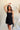 Piper Black Halter Mini Dress - front