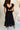 Elodie Black Eyelet Midi Dress - back view
