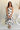 Alina Cream & Black Floral Midi Dress - full body front view