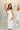 Monica Cream Belted Midi Dress - frontal view