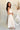 Monica Cream Belted Midi Dress - full side view
