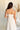 Monica Cream Belted Midi Dress - upper back view